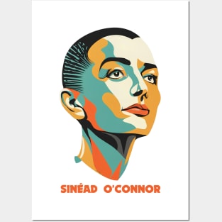 Sinead O'connor - Ilustration Vintage Old Style Posters and Art